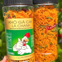 Khô Gà Lá Chanh Api Food - Thịt Gà , Đường Tinh Luyện, Lá Chanh, Muối Iot, Nước Mắm, Chất Điều Vị, Ớt - Snack, Ăn Vặt Thức Ăn