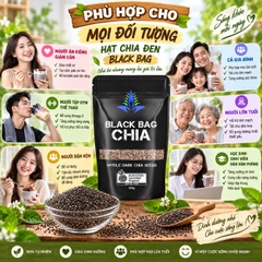 Hạt Chia Đen Hữu Cơ Black Bag 500gr