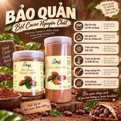 Bột Cacao Nguyên Chất 100% Không Pha Bột - Đặc Sản Tây Nguyên - Hỗ Trợ Đẹp Da, Giữ Dáng