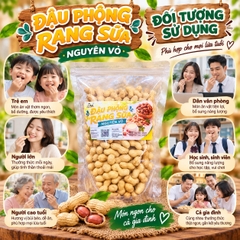 Đậu Phộng Sấy Vị Sữa Nguyên Vỏ 450gr