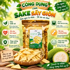 Sake Sấy Giòn Rùm Rụm, Ăn Vặt Ngon, Bổ, Lành Mạnh 400gr