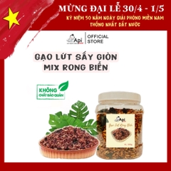 Gạo Lứt Rong Biển Sấy Giòn - Ăn Vặt Api Food - Hổ Trợ Giảm Cân, Ăn Kiêng, Ăn Chay