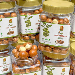 [ HỘP PET VUÔNG ] Hạt Macca Nứt Vỏ Tây Nguyên Api Food - Hạt Dinh Dưỡng Organic