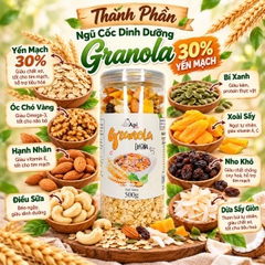 Ngũ Cốc Dinh Dưỡng Ăn Liền Granola 30% Yến Mạch