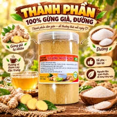 Trà Gừng Hoà Tan Nguyên Chất 500gr
