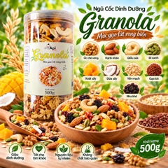 Ngũ Cốc Dinh Dưỡng Ăn Liền Granola Mix Gạo Lứt 500gr