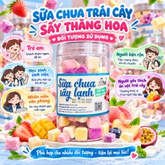 Sữa Chua Sấy Thăng Hoa Mix Vị Hoa Quả Thơm Ngon 200gr