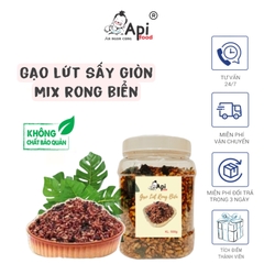 Gạo Lứt Rong Biển Sấy Giòn - Ăn Vặt Api Food - Hổ Trợ Giảm Cân, Ăn Kiêng, Ăn Chay