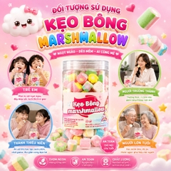 Kẹo Bông Marshmallow 280gr – Món Ăn Vặt Hot Trend Cho Mọi Lứa Tuổi