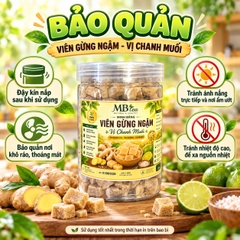 Viên Gừng Ngậm -  Vị Chanh Muối 350gr