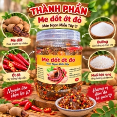 Me Dốt Sốt Ớt Đỏ Chua Cay Mặn Ngọt 500gr