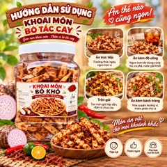 Khoai Môn Cọng Bò Tắc Cay 500gr