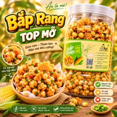 Bắp Rang Tóp Mỡ 500gr - Giòn Rùm Rụm, Nhâm Nhi Siêu Ngon