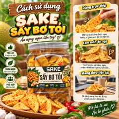 Sake Sấy Bơ Tỏi - Giòn Rùm Thơm Ngon, Ăn Là Mê 400gr