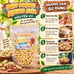 Đậu Phộng Sấy Vị Sữa Nguyên Vỏ 450gr