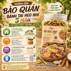 Bánh Tai Heo Nhí Cốt Dừa Mix 3 Vị 400gr