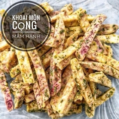 Khoai Môn Sấy Giòn Tẩm Gia Vị Mắm Hành Bùi Béo Thơm gon Mê Ly Api Food - Snack, Ăn Vặt, Thức Ăn, Food