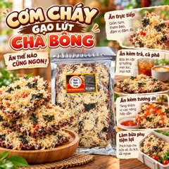 Cơm Cháy GẠO LỨT Chà Bông Kim Tiến Vua - Giòn Rụm, Đậm Vị, Ngon Khó Cưỡng