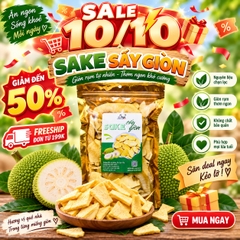 Sake Sấy Giòn Rùm Rụm, Ăn Vặt Ngon, Bổ, Lành Mạnh 400gr