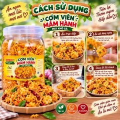 Cơm Viên Mắm Hành Mix Khô Gà 400gr