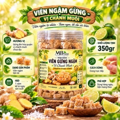 Viên Gừng Ngậm -  Vị Chanh Muối 350gr
