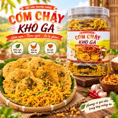 Cơm Cháy Mắm Kẹo Lắc Khô Gà 450gr
