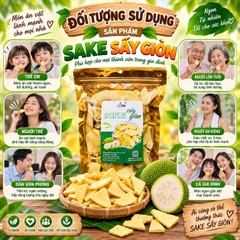 Sake Sấy Giòn Rùm Rụm, Ăn Vặt Ngon, Bổ, Lành Mạnh 400gr