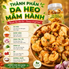 Da Heo Lắc Mắm Hành Giòn Rụm 250gr