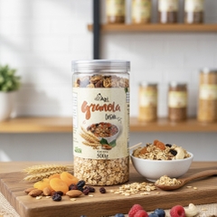 [ VỊ TRUYỀN THỐNG ] Ngũ Cốc Dinh Dưỡng Ăn Liền Granola 30% Yến Mạch - Ăn Vặt Api Food