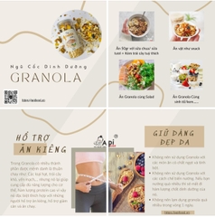 [ VỊ ĐẶC BIỆT ] Ngũ Cốc Dinh Dưỡng Ăn Liền Granola 30% Yến Mạch 500gr