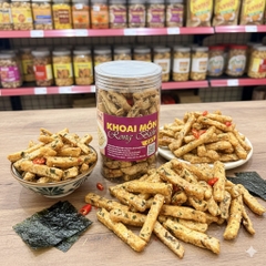 Khoai Môn Cọng Sấy Rong Biển Cay - Bùi Béo Giòn Tan Mê Ly