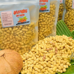 Đậu Phộng Sấy Nguyên Vỏ Vị Sữa – Béo Ngậy, Giòn Tan, Ăn Là Ghiền 500gr