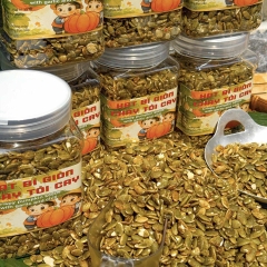 Hạt Bí Rang Tỏi Ớt Ăn Là Mê, Cay Thơm Giòn Rụm 500gr