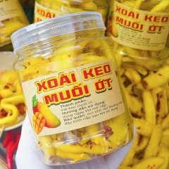 Xoài Keo Muối Ớt Chua Chua Cay Cay, Ăn Một Miếng Là Ghiền