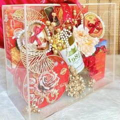 SET QUÀ TẾT KO.02 – “SẮC HỒNG XUÂN” VAL MICA SIÊU SANG ( Hàng Đặt Trước 3-5 Ngày )