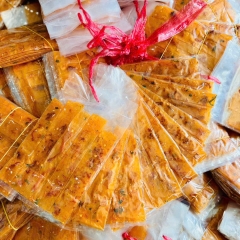 Set 10 Gói Bánh Tráng Tôm Dẻo Cuộn Khô Bò Sợi Hành Phi Siêu Cuốn