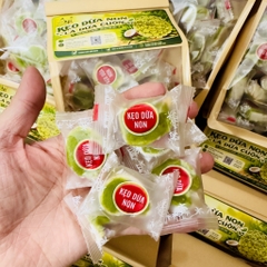 Kẹo Dừa Sáp Non Cuộn Vị Lá Dứa 500gr - Dẻo Mềm, Thơm Ngon Khó Cưỡng