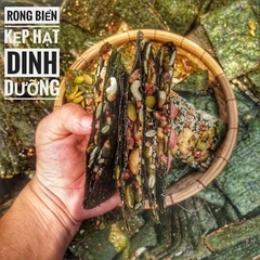 Thanh Rong Biển Kẹp Ngũ Cốc Siêu Hạt Đặc Biệt - Ăn Vặt Api Food