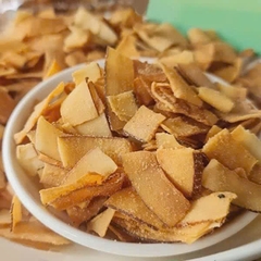 Dừa Sấy Giòn Vị Sữa Béo Ngọt Api Food - Đặc Sản Bến Tre  - Ăn Vặt Api Food