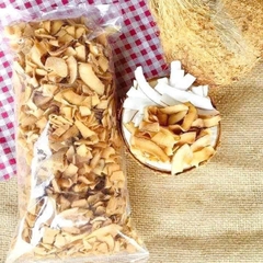 Dừa Sấy Giòn Vị Sữa Béo Ngọt Api Food - Đặc Sản Bến Tre  - Ăn Vặt Api Food