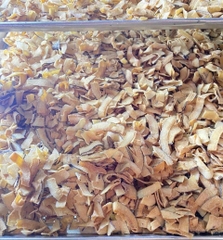 Dừa Sấy Giòn Vị Sữa Béo Ngọt Api Food - Đặc Sản Bến Tre  - Ăn Vặt Api Food