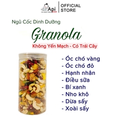 [KHÔNG YẾN MẠCH - CÓ TRÁI CÂY] Ngũ Cốc Dinh Dưỡng Granola ApiFood - Food, Thức Ăn, Snack