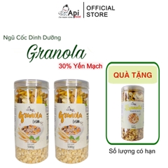 [COMBO 2 TẶNG 1] Ngũ Cốc Dinh Dưỡng Granola 30% Yến Mạch 1.5KG Api Food - Ngũ Cốc Ăn Kiêng, Hổ Trợ Giảm Cân