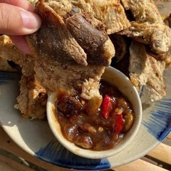 Khô Cá Đuối Nướng Sẵn Chấm Mắm Me - Ăn Vặt Api Food