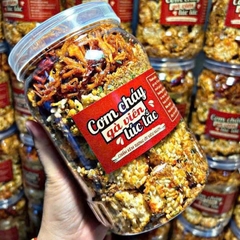 Cơm Cháy Gà Viên Lúc Lắc Giòn Rụm Siêu Ngon - Ăn Vặt Api Food