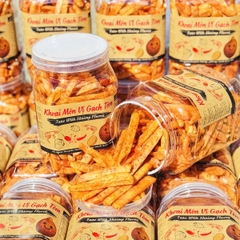 Khoai Môn Sấy Vị Gạch Tôm 500g - Ăn Vặt Api Food
