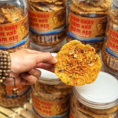 Cơm Cháy Tôm Khô Mắm Kẹo Giòn Rụm Thơm Nứt Mũi - Ăn Vặt Api Food