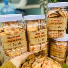 Bánh Lạt Đường Vuông Tuổi Thơ Giòn Xốp, Ngọt Nhẹ Thơm Bơ, Bánh Chay - Ăn Vặt Api Food