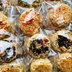 Cơm Cháy Viên Mini Mix Đủ Vị Siêu Ngon (50-54 Cái) - Ăn Vặt Api Food