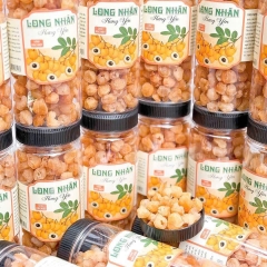 ( Hộp Trụ ) Long Nhãn Hưng Yên Món Quà Từ Thiên Nhiên - Không Chất Bảo Quản